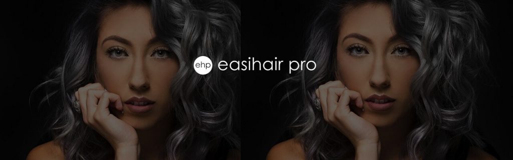 various women showing there easihair pro hair extensions