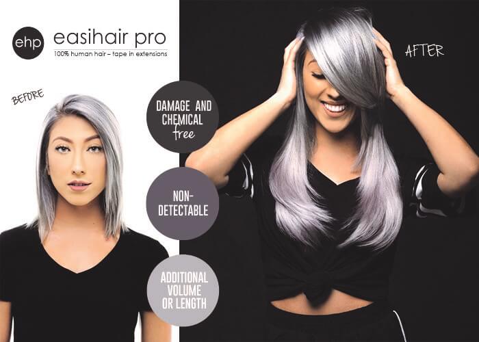 Easihair Pro Hair Extensions 100 Remy Tape in Extensions