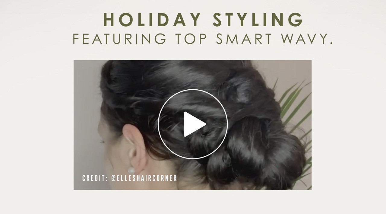 How to style your top smart wavy hair topper