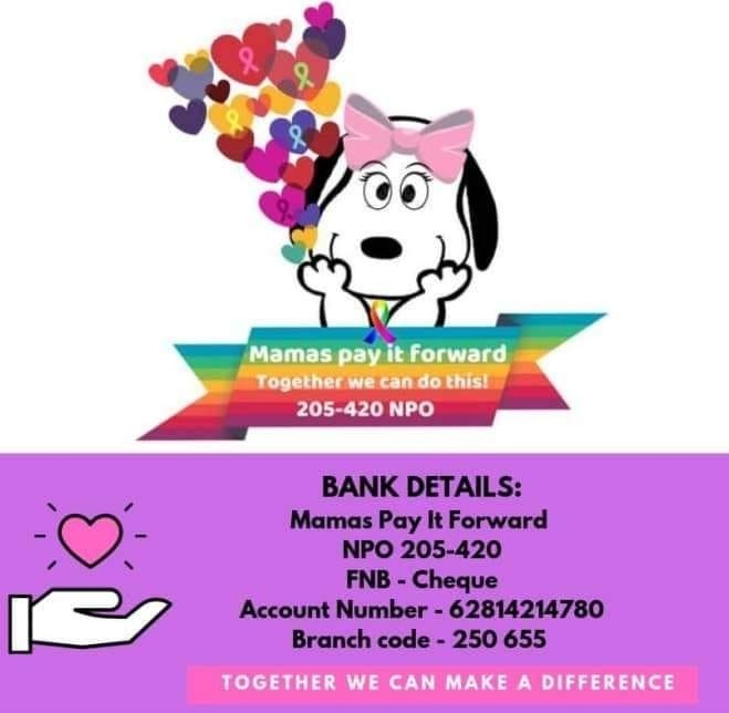 Mamas paying it forward poster